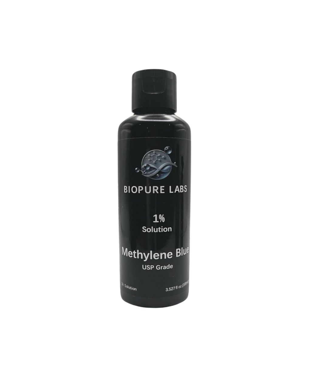 Biopure Labs, Methylene Blue 1% Solution 30ML – Ultra Pure, USP Grade Solution, Free of Formaldehyde, MADE IN CANADA – NEW Leak-Proof Bottle & Mess-Free Dosing – (30ml, 50ml, 100ml, 250ml) (30ML)