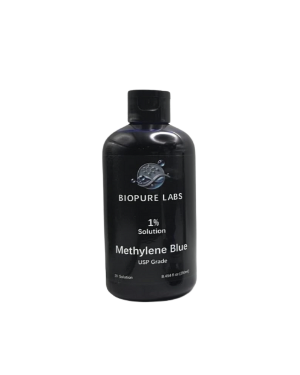Biopure Labs, Methylene Blue 1% Solution 30ML – Ultra Pure, USP Grade Solution, Free of Formaldehyde, MADE IN CANADA – NEW Leak-Proof Bottle & Mess-Free Dosing – (30ml, 50ml, 100ml, 250ml) (30ML)