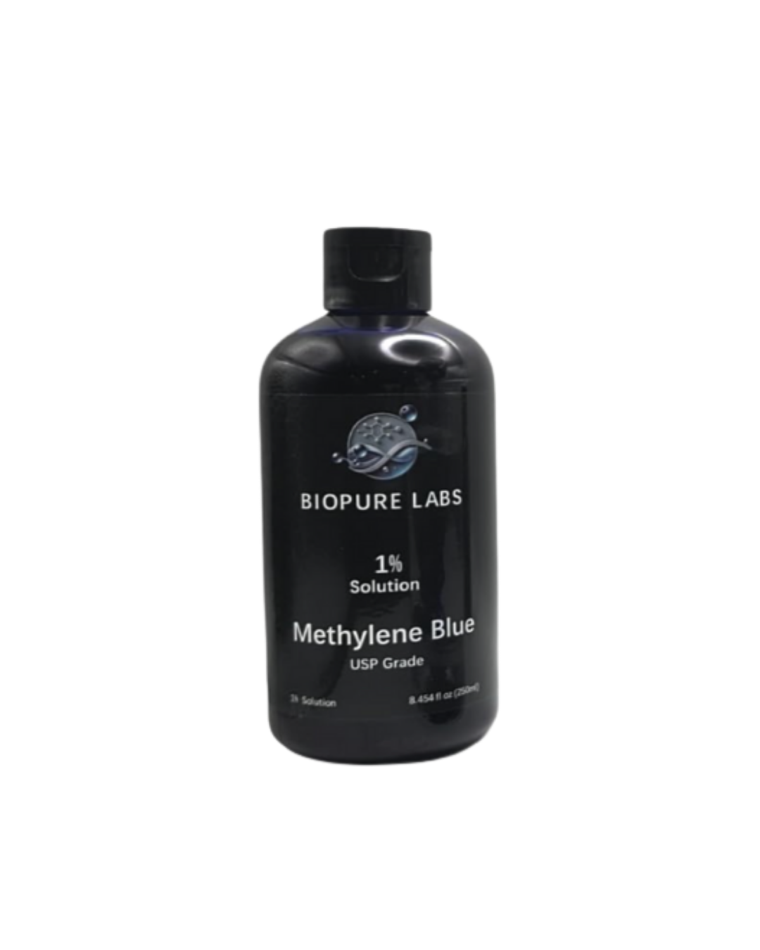 Biopure Labs, Methylene Blue 1% Solution 30ML – Ultra Pure, USP Grade Solution, Free of Formaldehyde, MADE IN CANADA – NEW Leak-Proof Bottle & Mess-Free Dosing – (30ml, 50ml, 100ml, 250ml) (30ML)